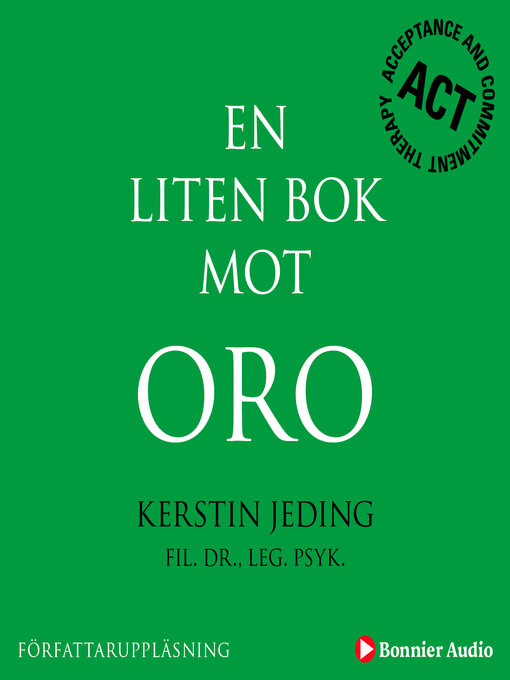 Titeldetaljer för En liten bok mot oro av Kerstin Jeding - Tillgänglig